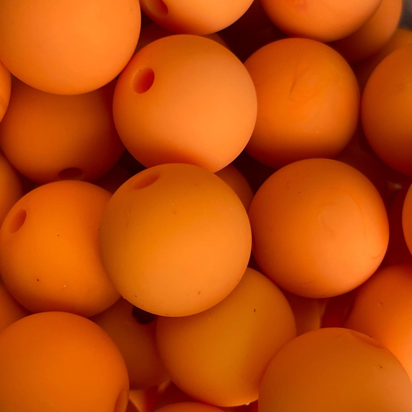 Acryl kraal mat 16mm Oranje - per stuk-Kralen-Kraaltjes van Renate