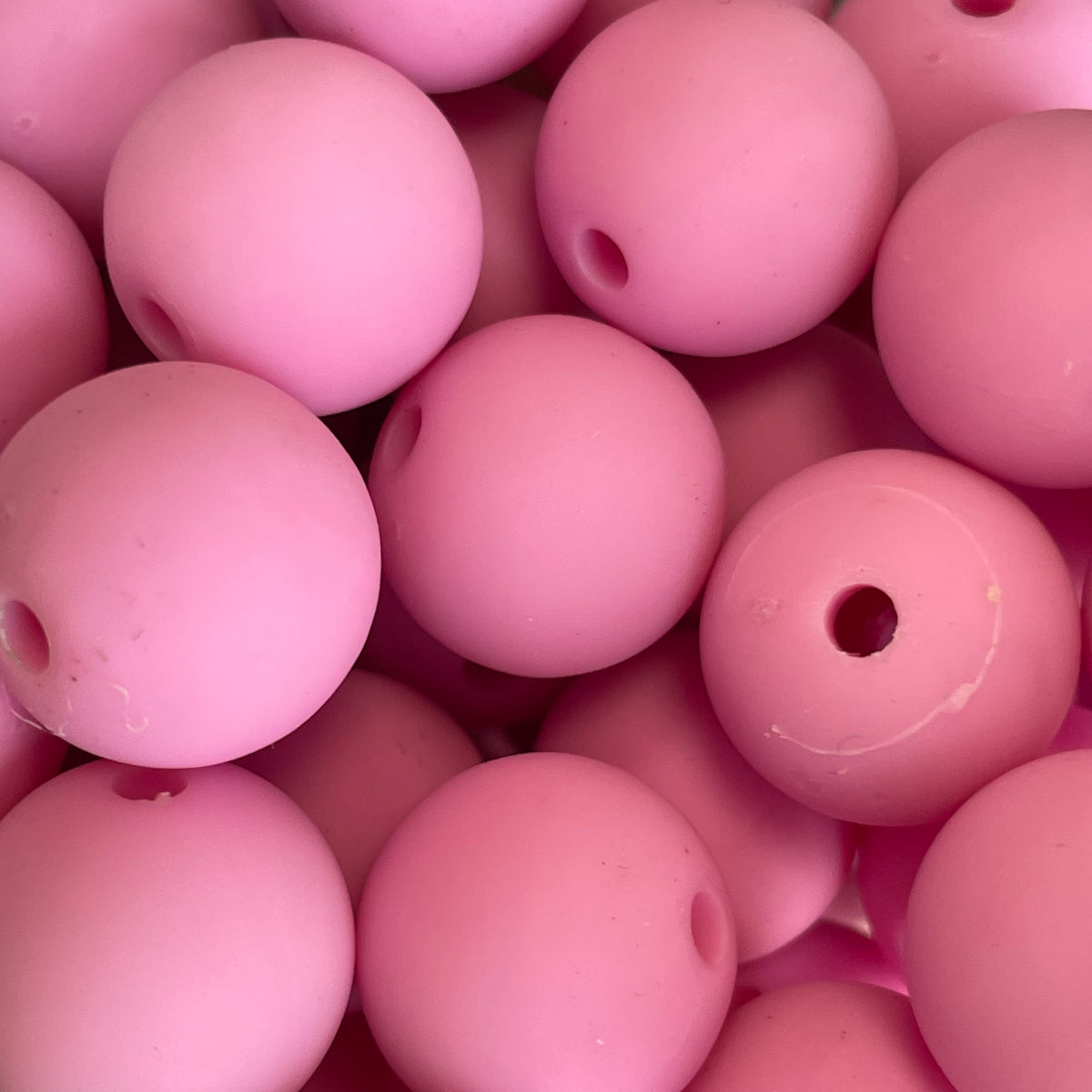 Acryl kraal mat 16mm Roze - per stuk-Kralen-Kraaltjes van Renate