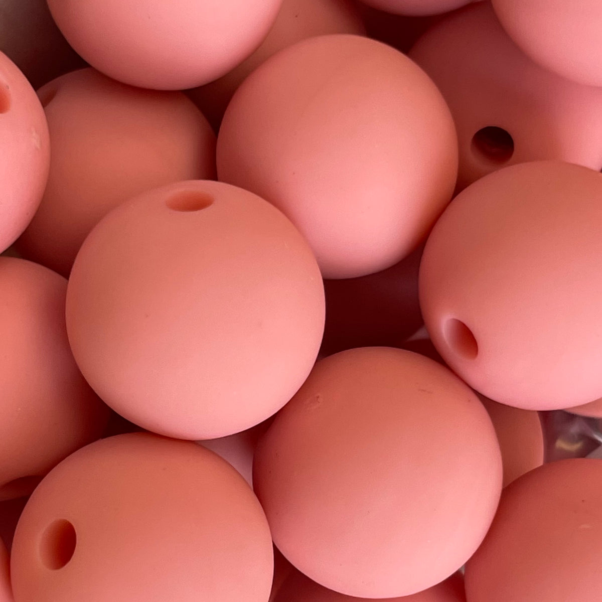 Acryl kraal mat 16mm Zalm Roze - per stuk-Kralen-Kraaltjes van Renate