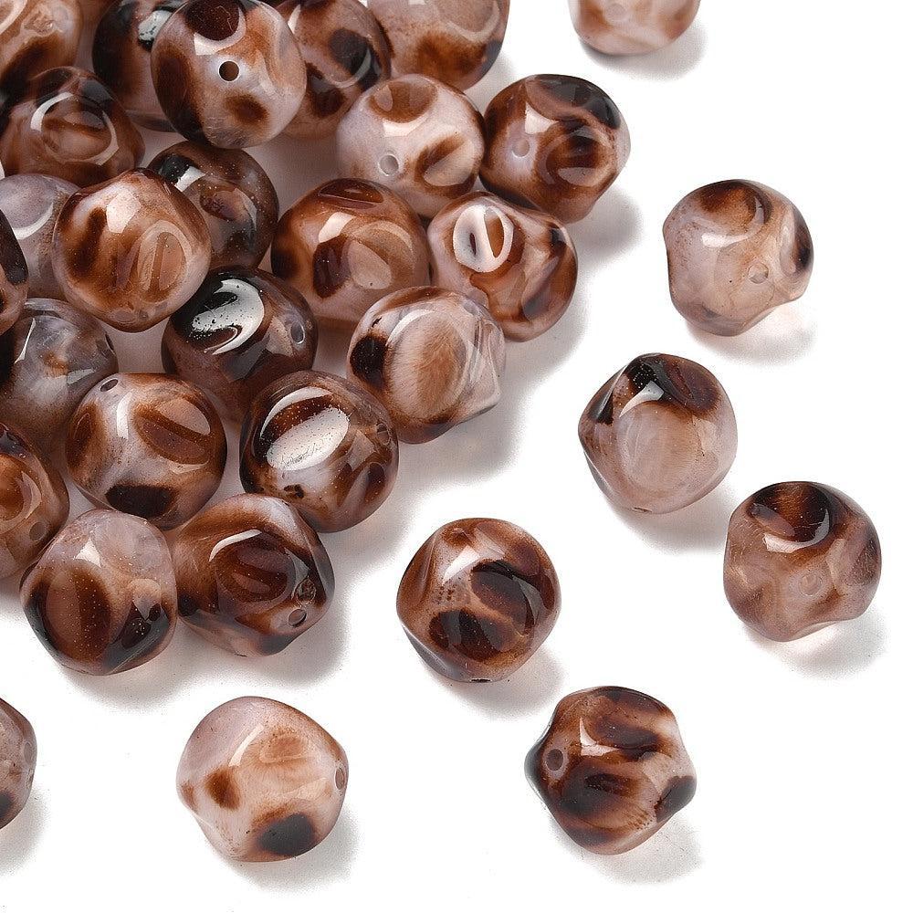 Acryl kraal nugget Luipaard 16mm - per stuk-Kralen-Kraaltjes van Renate