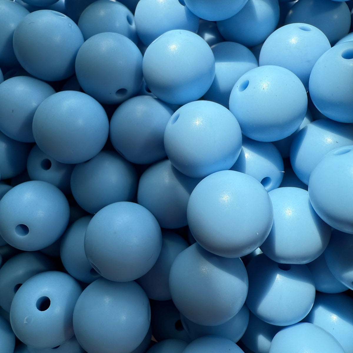 Acryl kraal opaque 13mm Lavendel Blauw - per stuk-Kralen-Kraaltjes van Renate