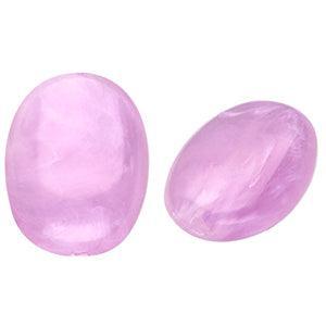Acryl kraal ovaal marmer lila paars 19mm - per stuk-Kralen-Kraaltjes van Renate