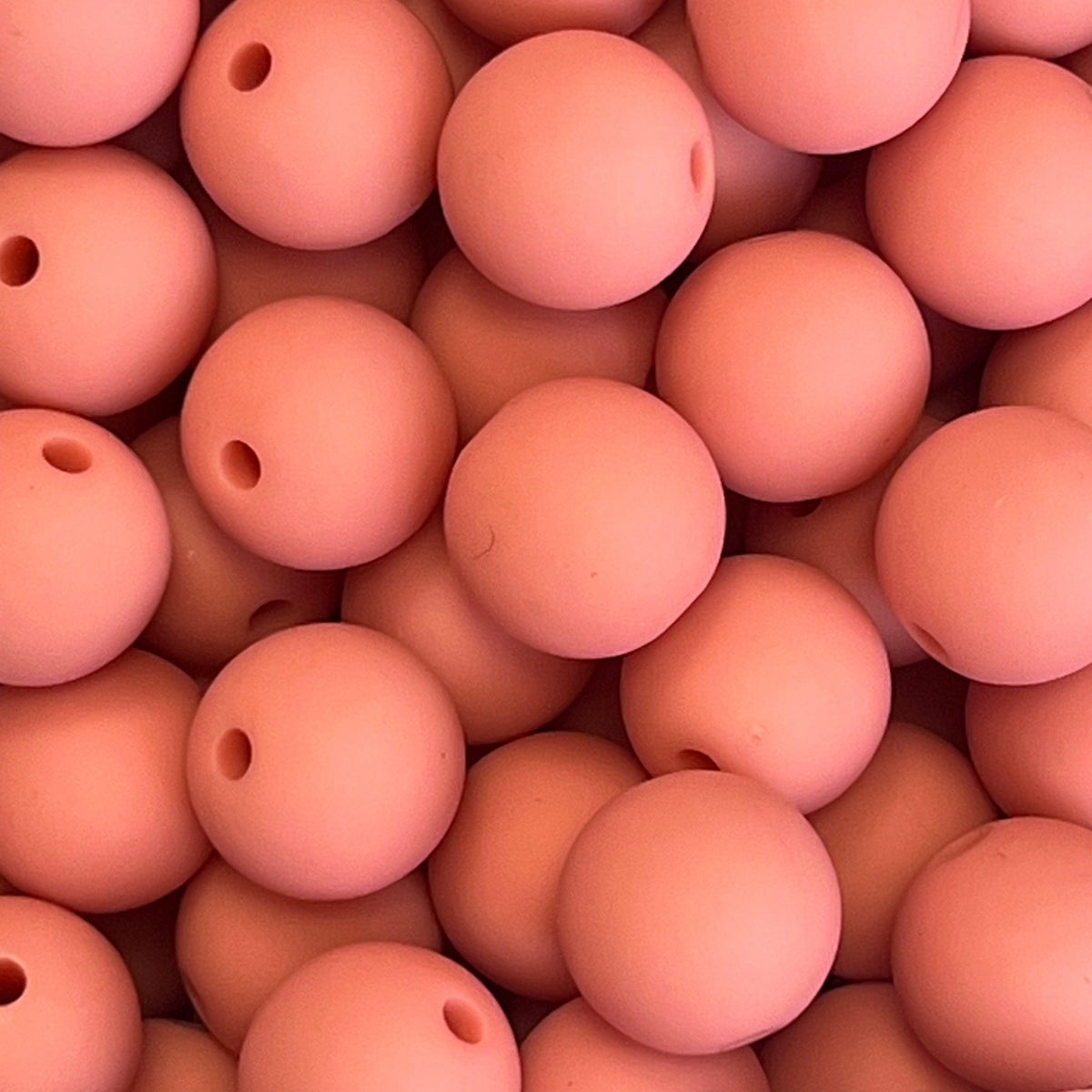 Acryl kraal rond Mat oudroze 16mm - per stuk-Kralen-Kraaltjes van Renate