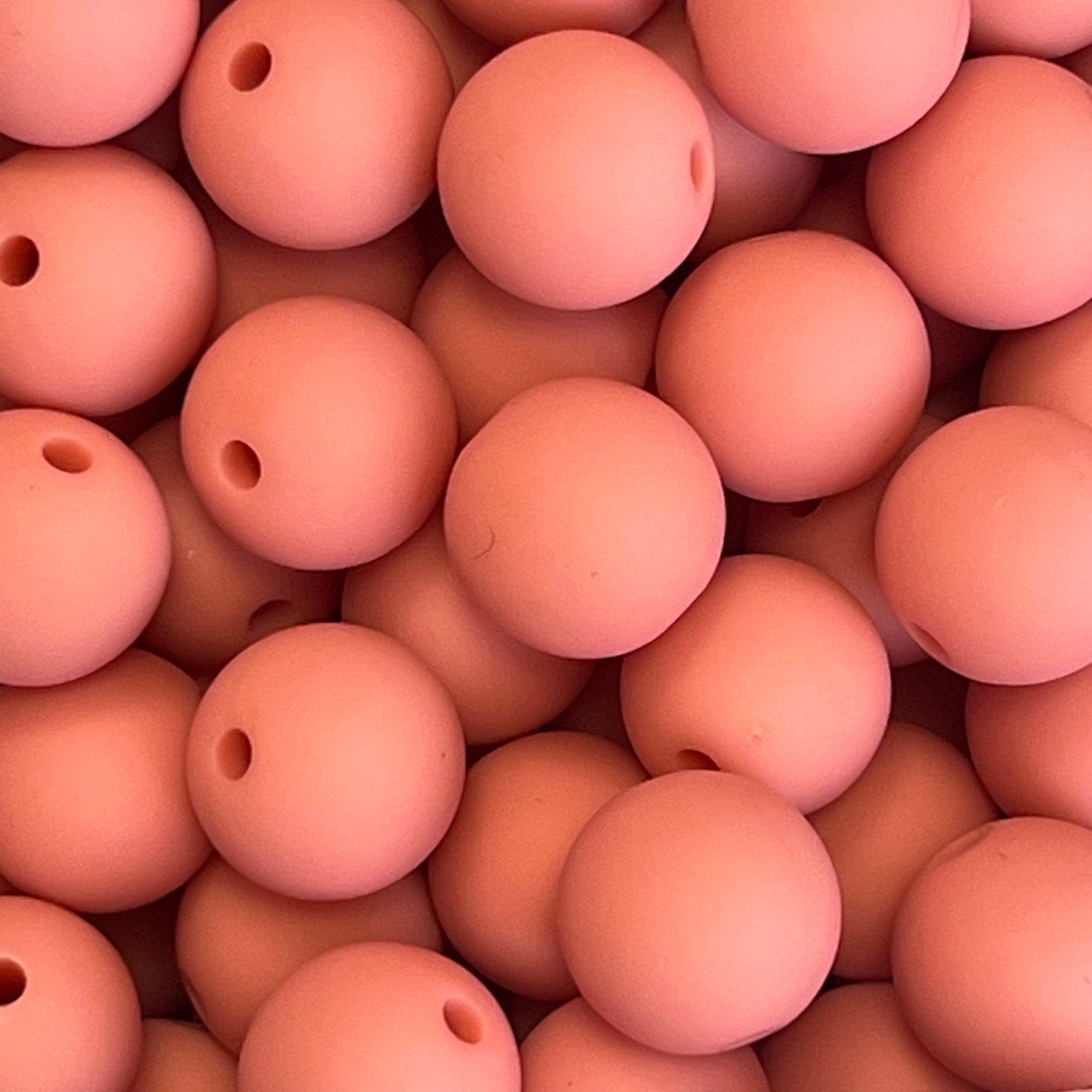 Acryl kraal rond Mat oudroze 16mm - per stuk-Kralen-Kraaltjes van Renate