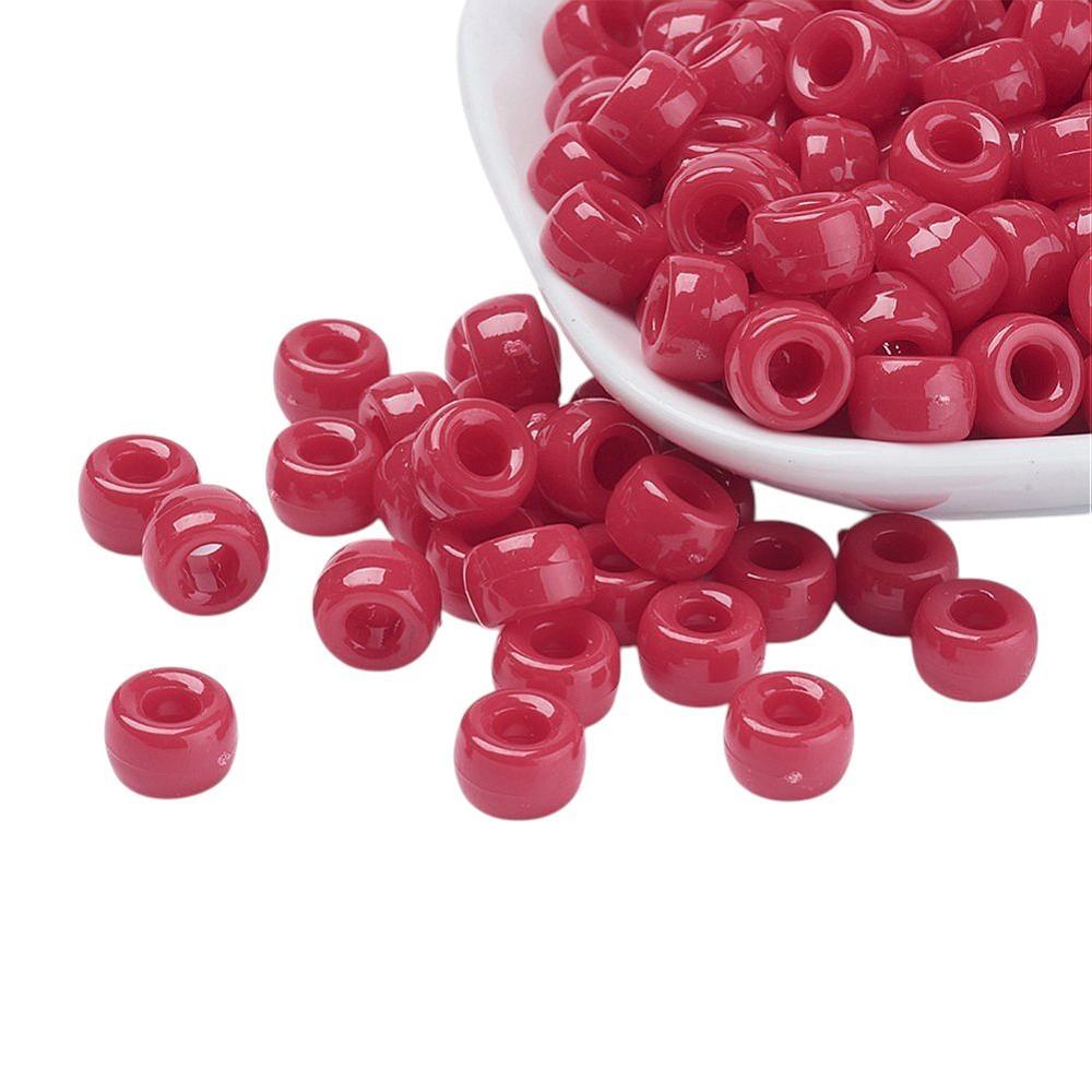 Acryl kraal rond Rood Ø4mm 9x6mm - 40 stuks-Kralen-Kraaltjes van Renate