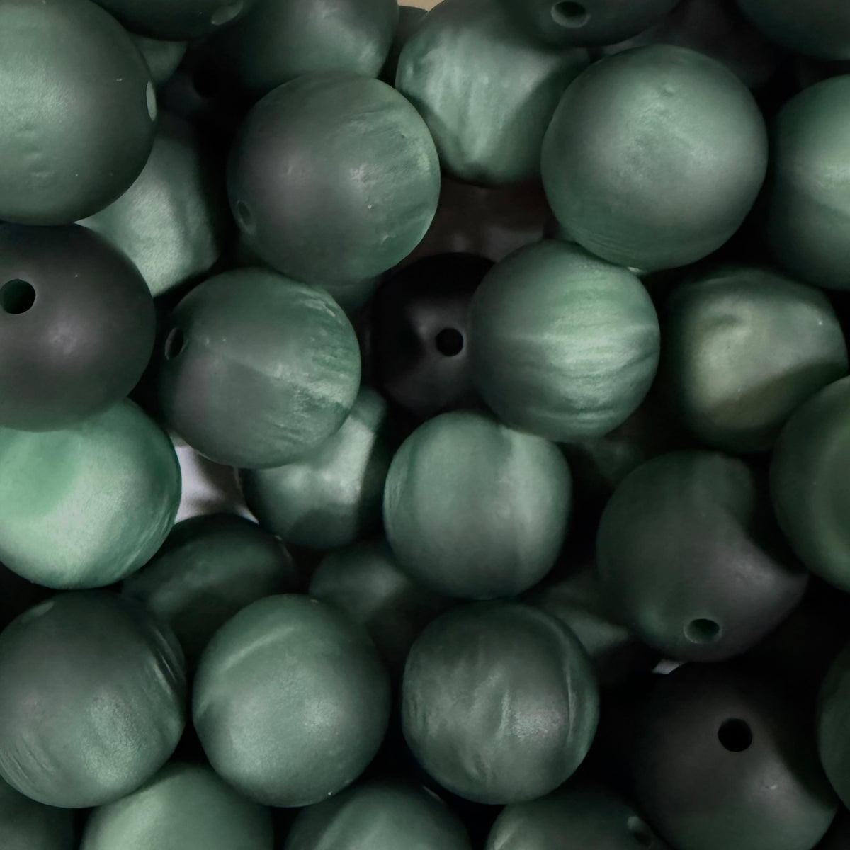 Acryl kraal rond polaris forest 16mm - per stuk-Kralen-Kraaltjes van Renate