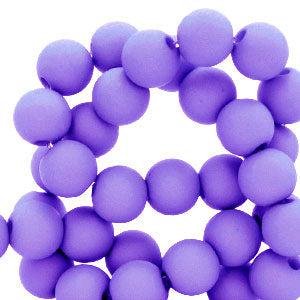 Acryl kralen Amethyst purple 4mm - 100 stuks-Kralen-Kraaltjes van Renate