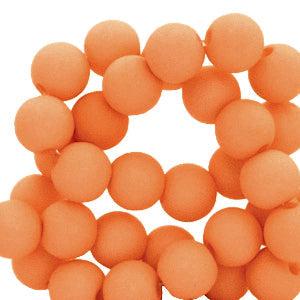 Acryl kralen Coral orange 4mm - 100 stuks-Kralen-Kraaltjes van Renate
