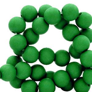Acryl kralen Fir green 4mm - ±100 stuks-Kralen-Kraaltjes van Renate