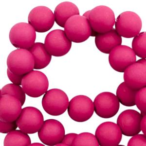 Acryl kralen Magenta purple 8mm - 50 stuks-Kraaltjes van Renate