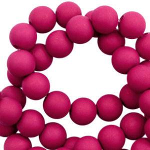 Acryl kralen Magenta purple 8mm - 50 stuks-Kralen-Kraaltjes van Renate