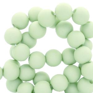 Acryl kralen Neo mint green 6mm - 50 stuks-Kraaltjes van Renate