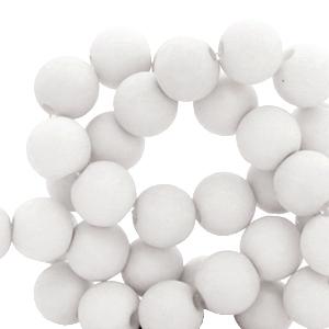 Acryl kralen Nimbus cloud grey 8mm - 50 stuks-Kraaltjes van Renate