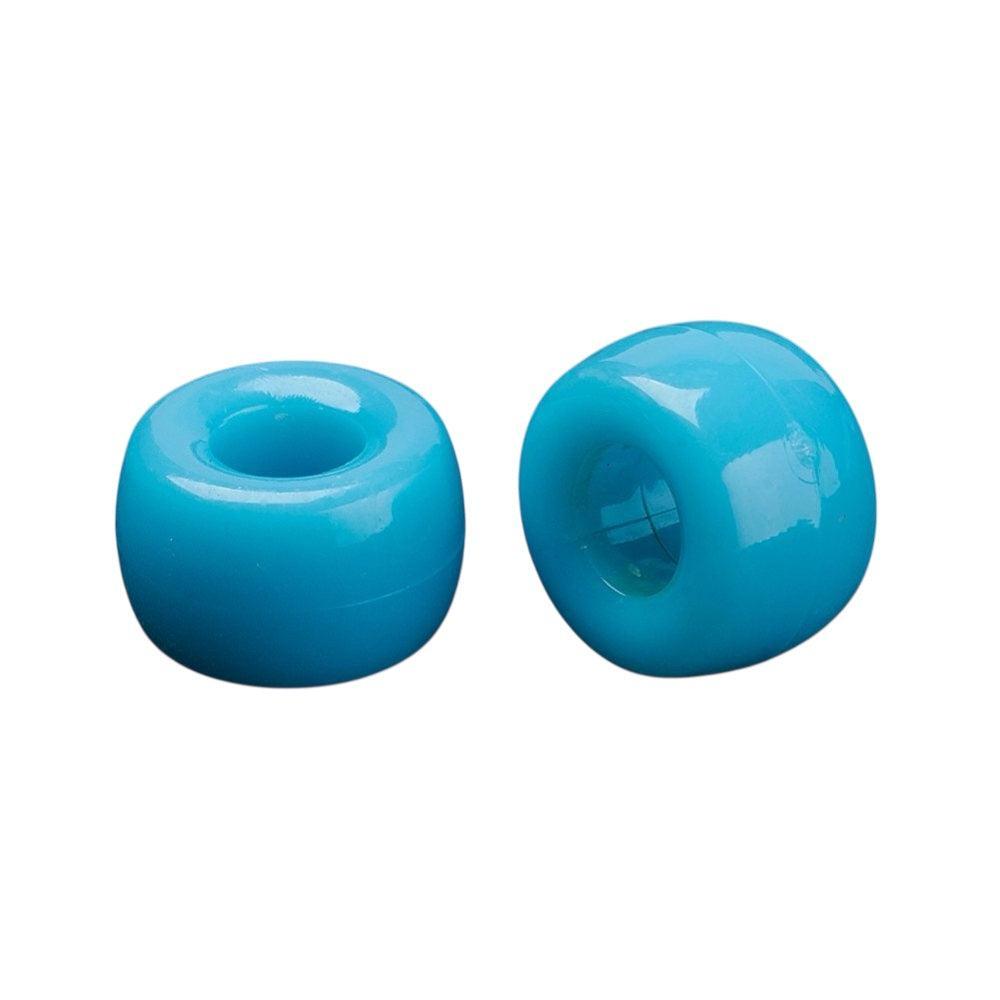 Acryl kralen barrel 9mm blauw - per 50 stuks-Kralen-Kraaltjes van Renate