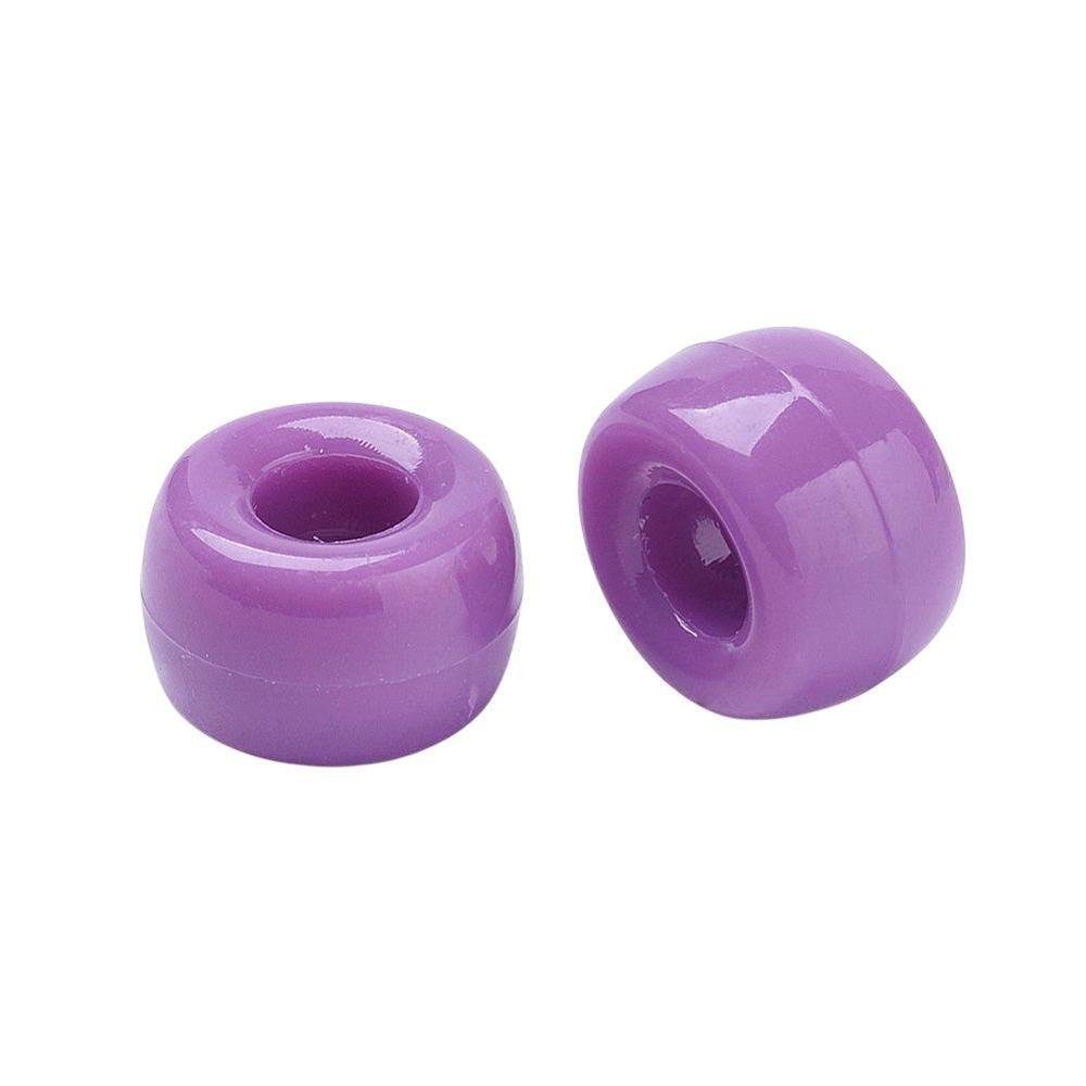 Acryl kralen barrel 9mm paars - per 50 stuks-Kralen-Kraaltjes van Renate