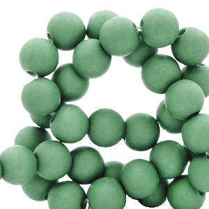 acryl kralen Shamrock green 6mm - ±50 stuks-Kralen-Kraaltjes van Renate