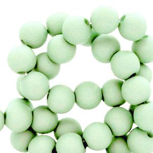 Acryl kralen Soft mint 4mm - ±100 stuks-Kraaltjes van Renate