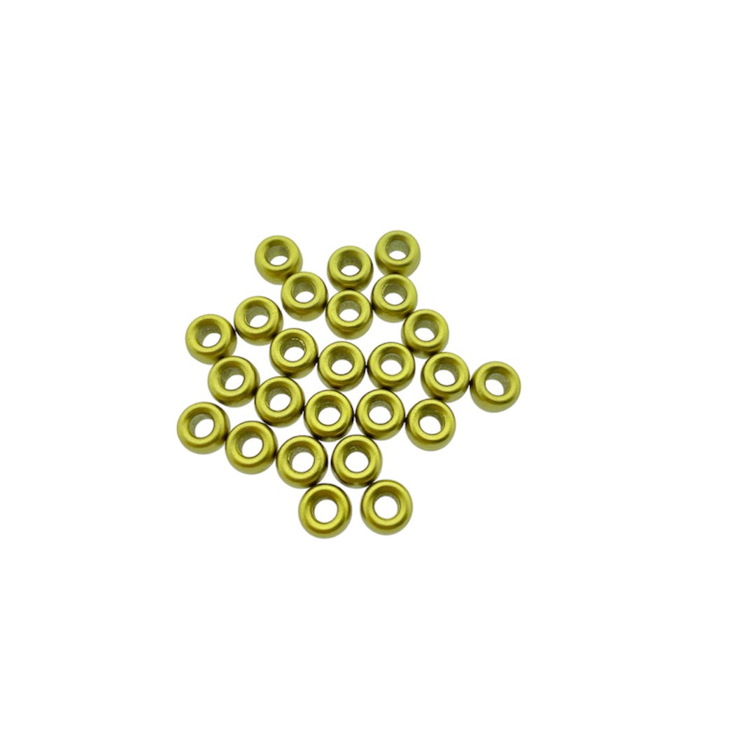 Acryl kralen goud 8mm- per 25 stuks-Kralen-Kraaltjes van Renate