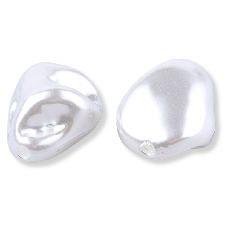 Acryl kralen imitatie parel off white 16,5mm - per stuk-Kralen-Kraaltjes van Renate