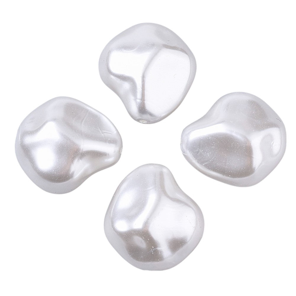 Acryl kralen imitatie parel off white 20mm - per stuk-Kralen-Kraaltjes van Renate