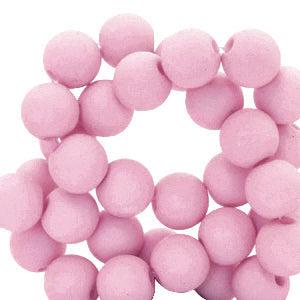 Acryl kralen lila rose 4mm - 100 stuks-Kralen-Kraaltjes van Renate