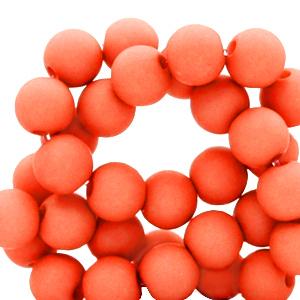 Acryl kralen mat Siesta rose 6mm - 50 stuks-Kraaltjes van Renate