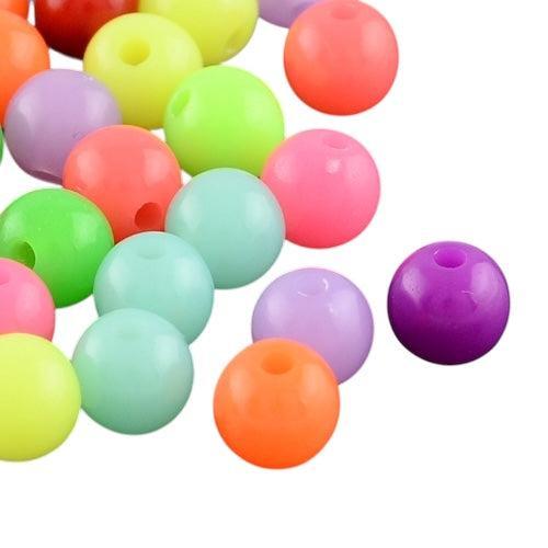 Acryl kralen neon rond 18mm- per stuk-Kralen-Kraaltjes van Renate