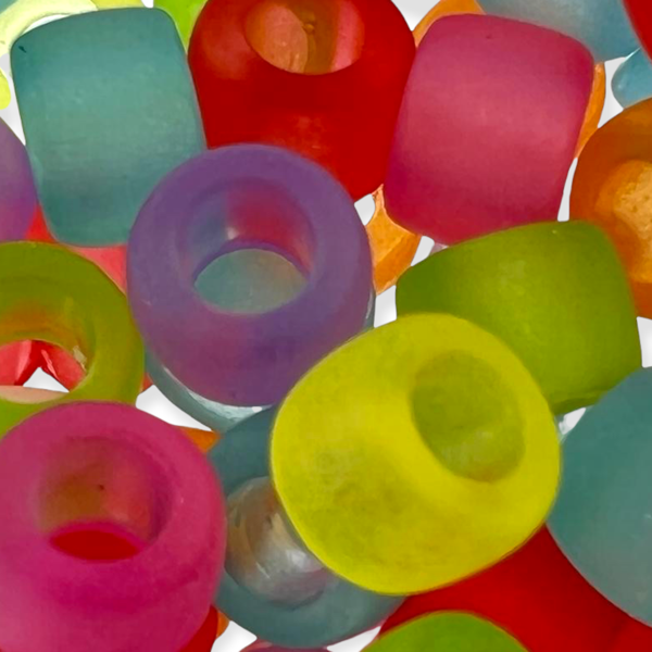 Acryl kralen rond multicolor Ø4mm 8mm - 75 stuks-Kralen-Kraaltjes van Renate