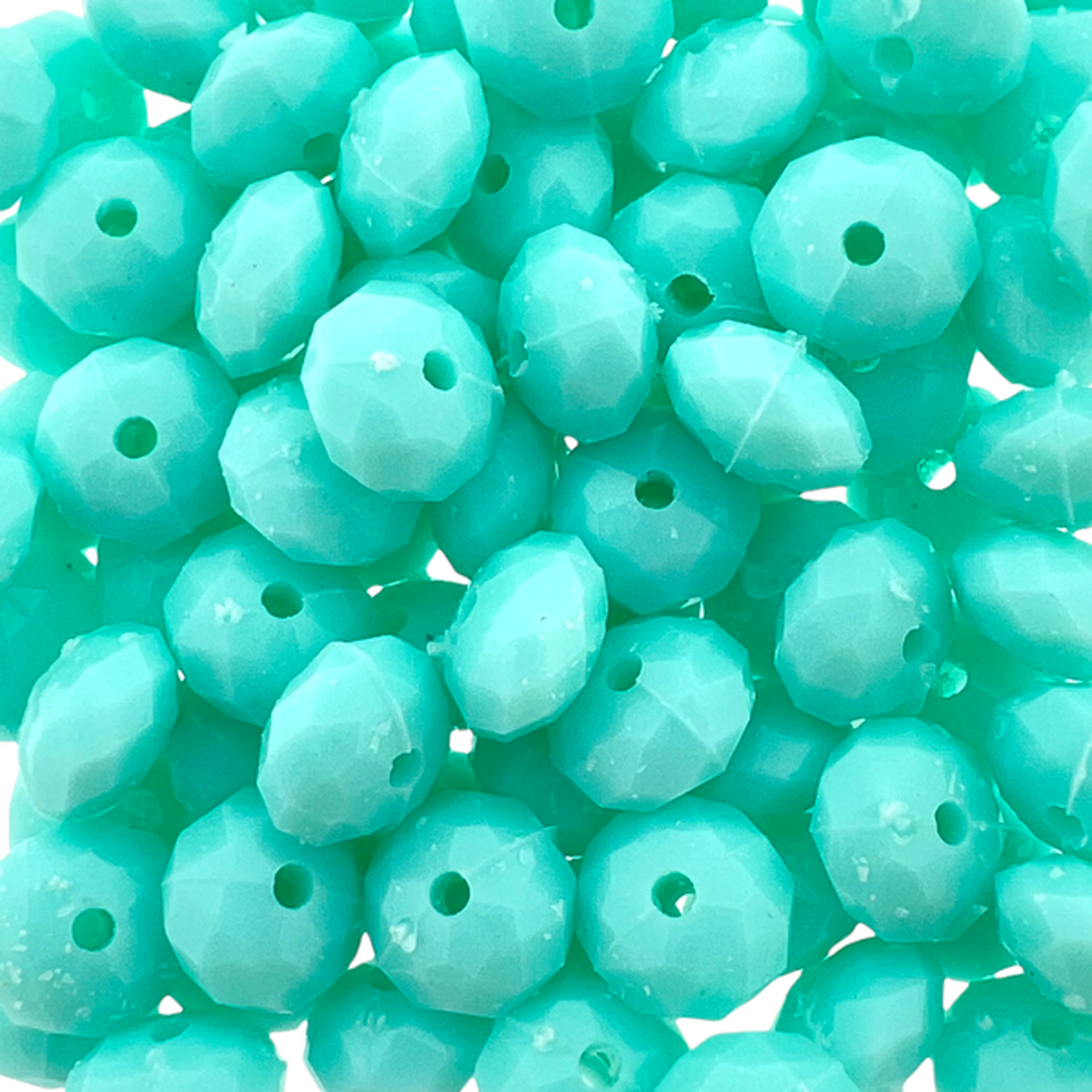 Acryl kralen rondellen blauw 8mm -80 stuks-Kralen-Kraaltjes van Renate