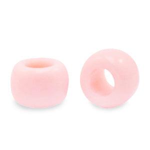 Acryl kralen rondellen light pink 9mm - per stuk-Kralen-Kraaltjes van Renate