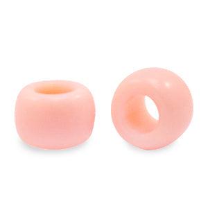 Acryl kralen rondellen peachy orange 9mm - per stuk-Kralen-Kraaltjes van Renate