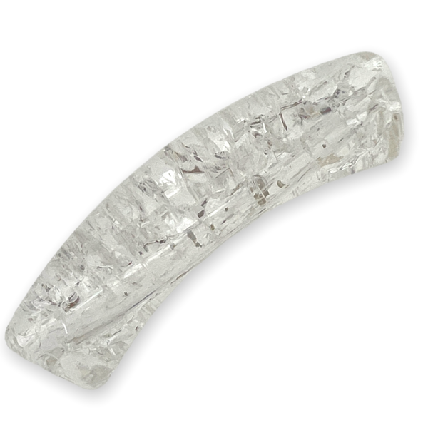 Acryl kralen tube Crackle Crystal 32x8mm - per stuk-Kralen-Kraaltjes van Renate