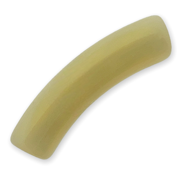 Acryl kralen tube Gold glitter Ivoor 32x8mm - per stuk-Kralen-Kraaltjes van Renate