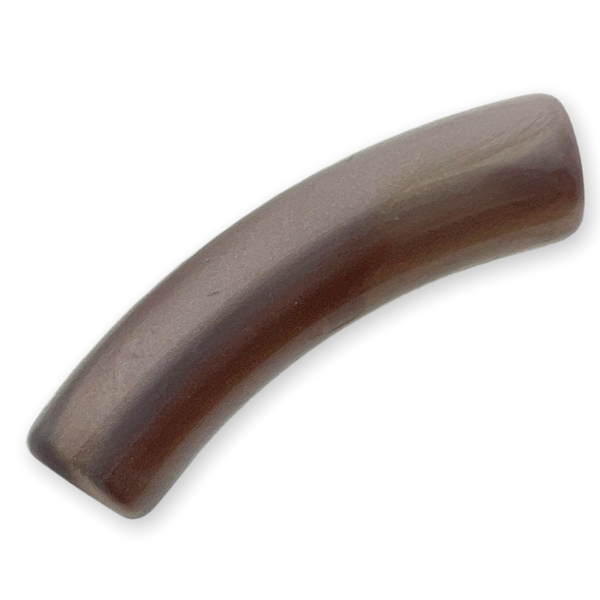 Acryl kralen tube Gold glitter Taupe grijs 32x8mm - per stuk-Kralen-Kraaltjes van Renate