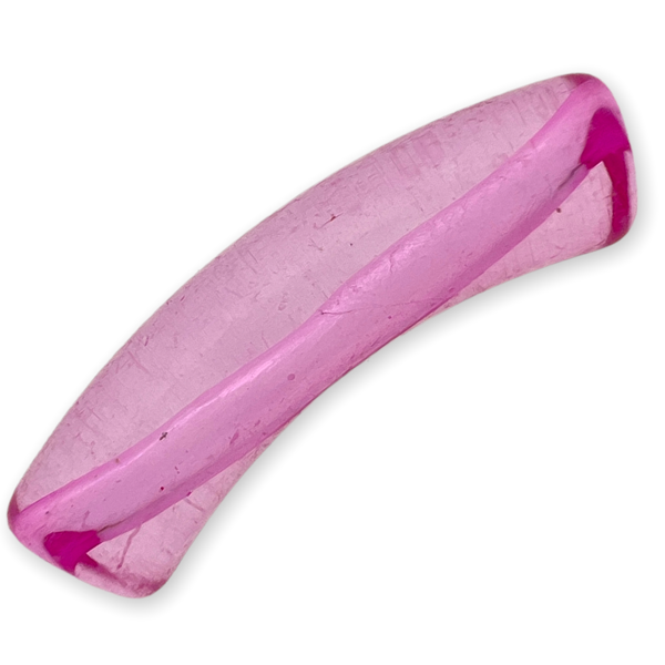 Acryl kralen tube Roze Crystal 32x8mm - per stuk-Kralen-Kraaltjes van Renate