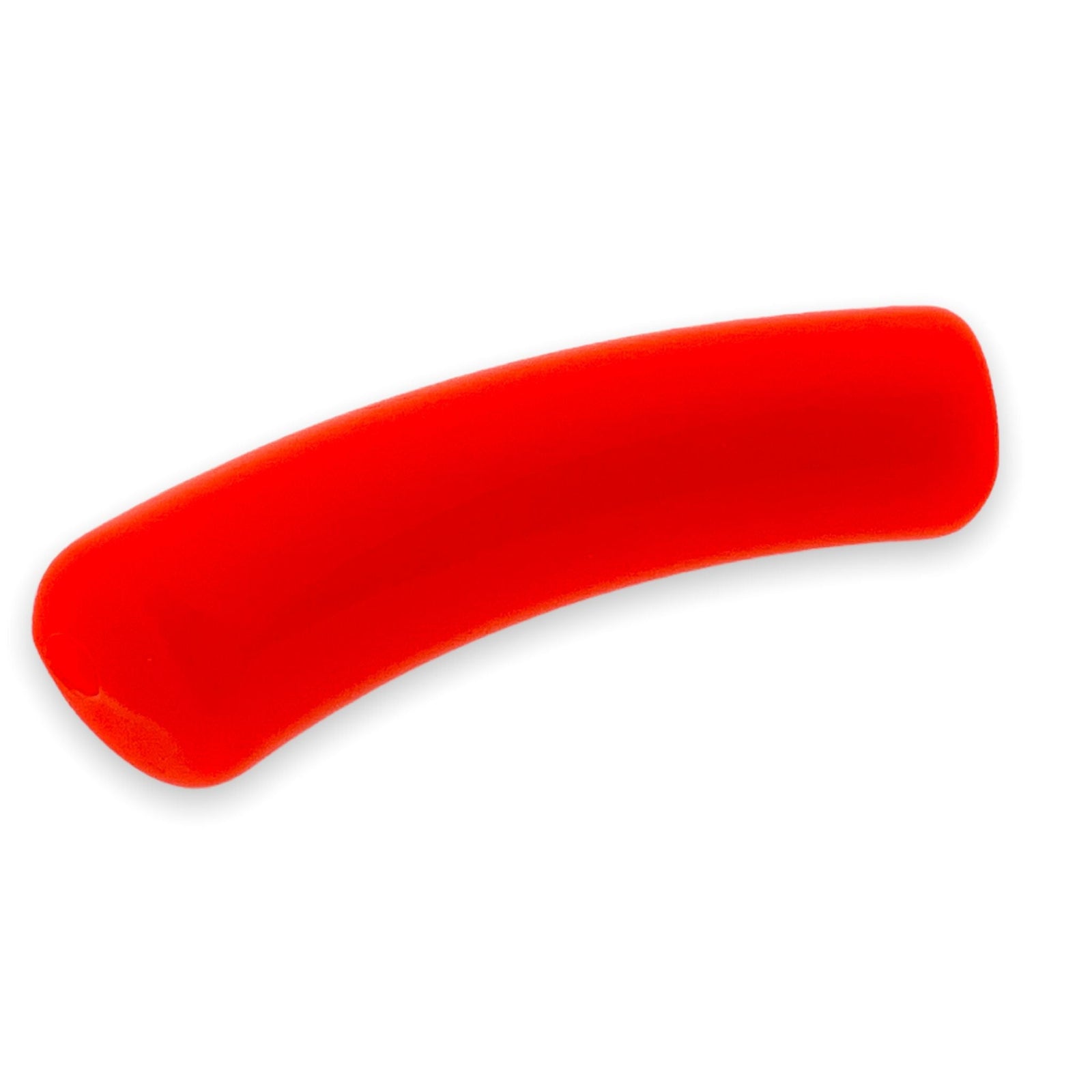 Acryl kralen tube fel oranje 32x10mm - per stuk-Kralen-Kraaltjes van Renate