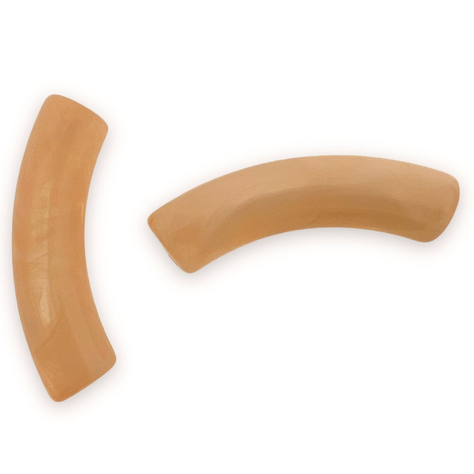 Acryl kralen tube imitatie edelsteen blush 33x11mm - per stuk-Kralen-Kraaltjes van Renate