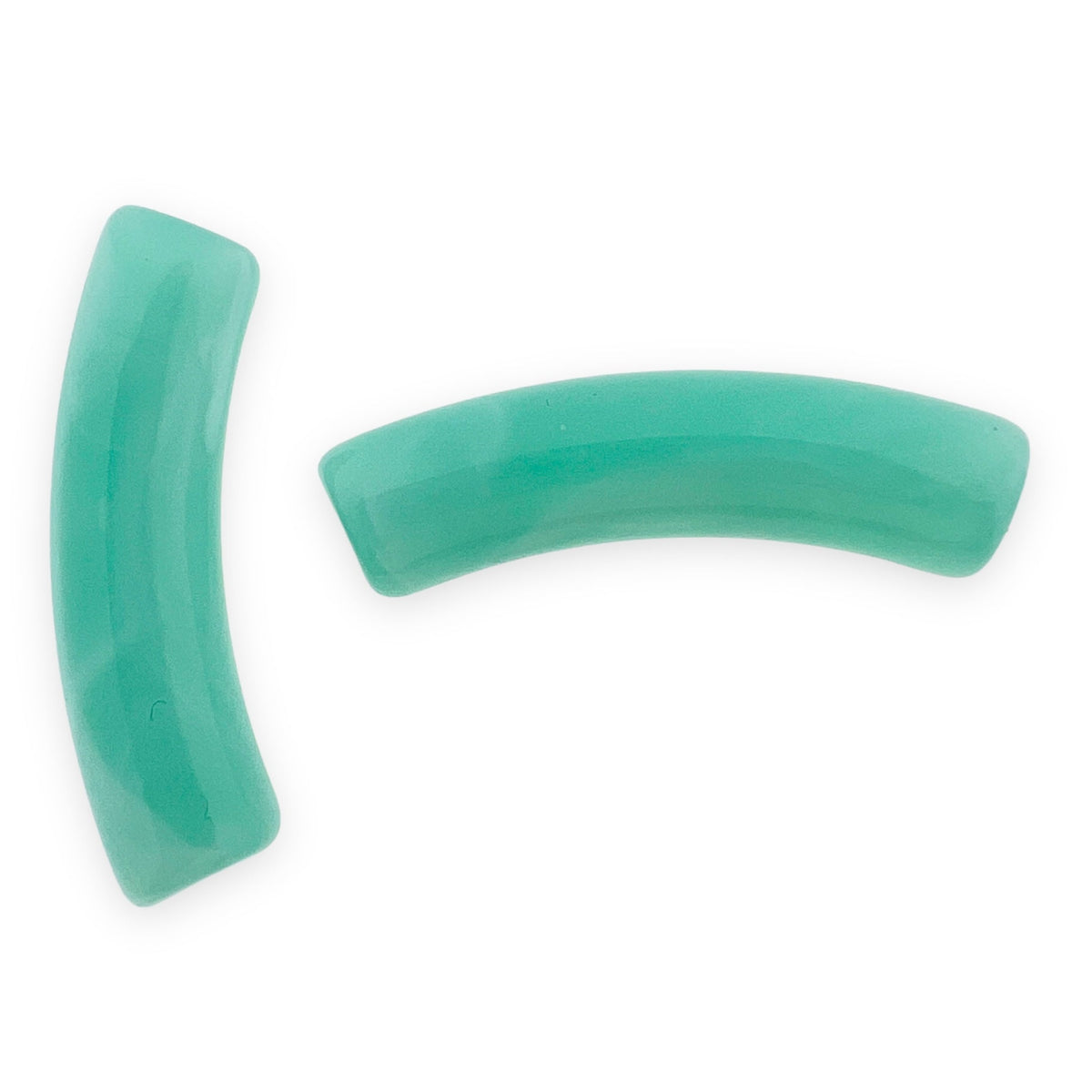 Acryl kralen tube imitatie edelsteen turquoise32x8mm - per stuk-Kralen-Kraaltjes van Renate