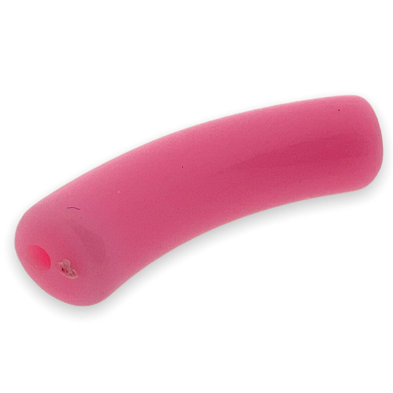 Acryl kralen tube lichtroze 32x10mm - per stuk-Kralen-Kraaltjes van Renate