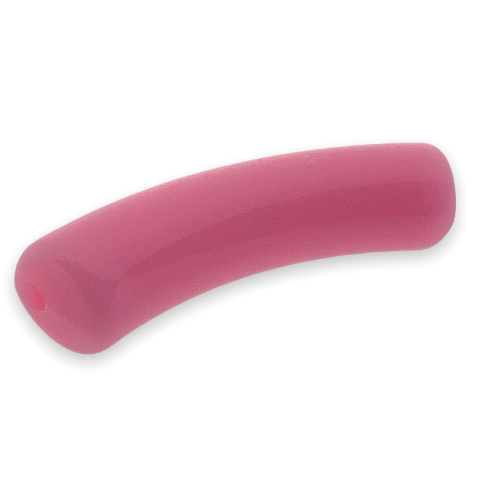 Acryl kralen tube roze 32x10mm - per stuk-Kralen-Kraaltjes van Renate
