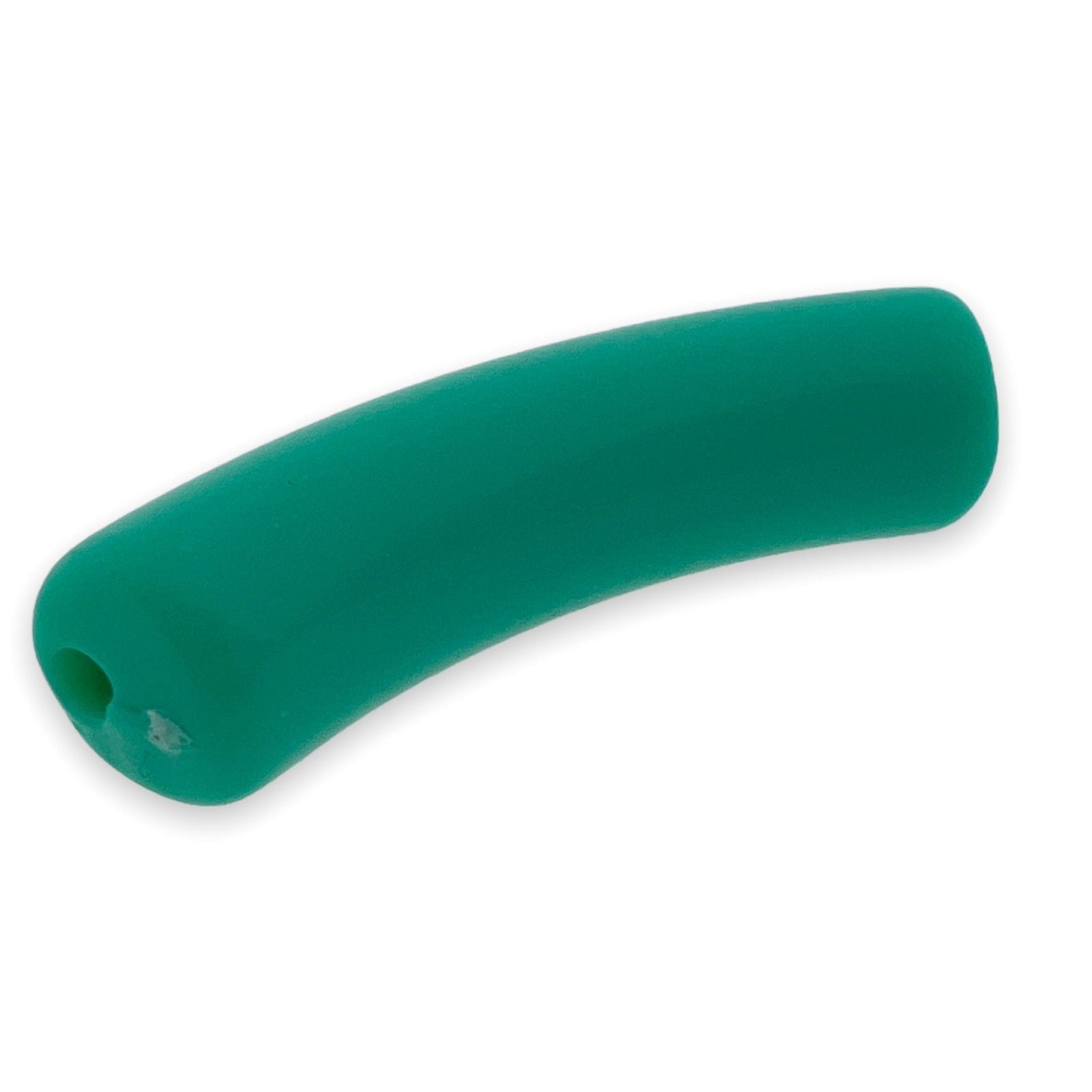 Acryl kralen tube turquoise 32x10mm - per stuk-Kralen-Kraaltjes van Renate