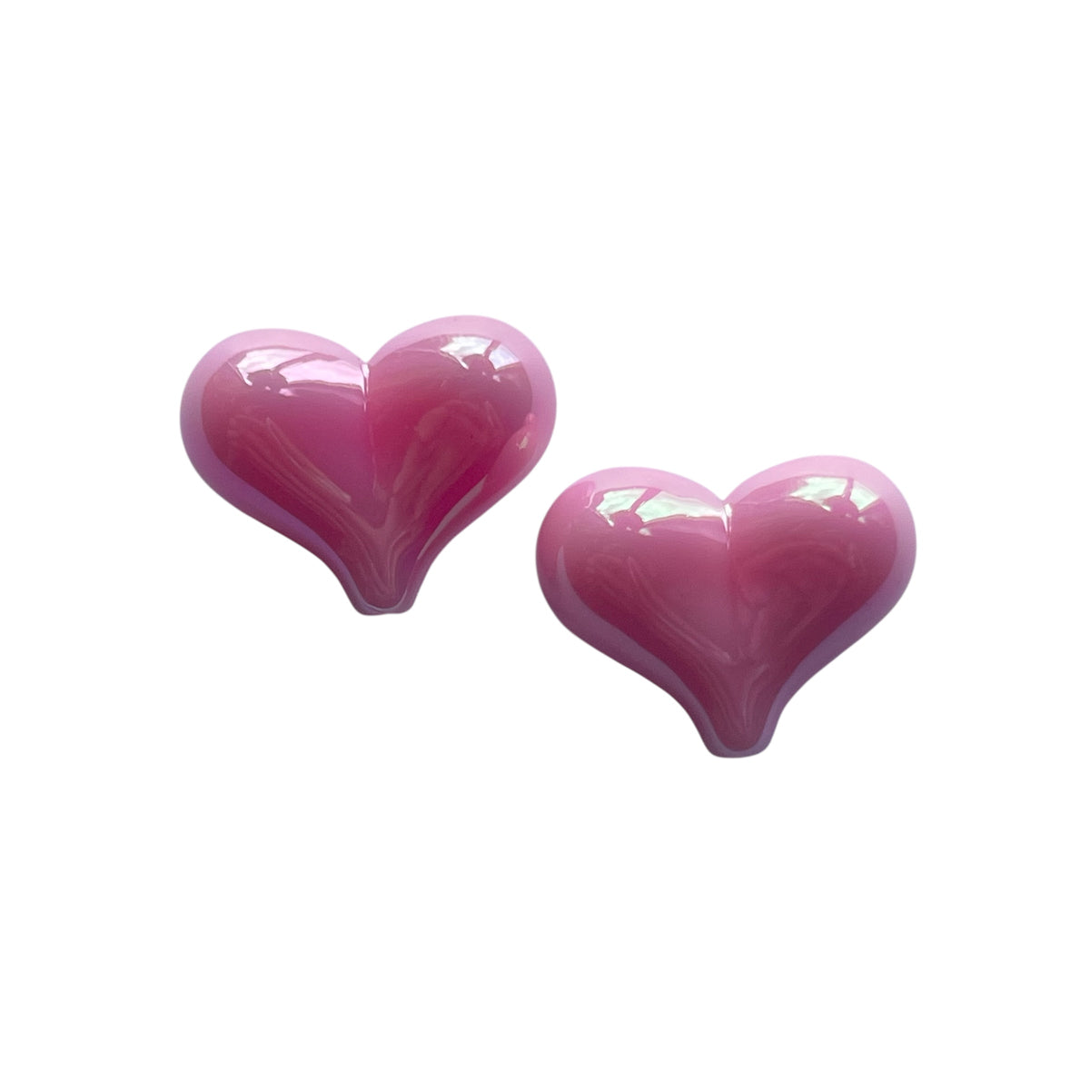 Acryl opaque hartje Licht Roze 16.5mm - per stuk-Kralen-Kraaltjes van Renate