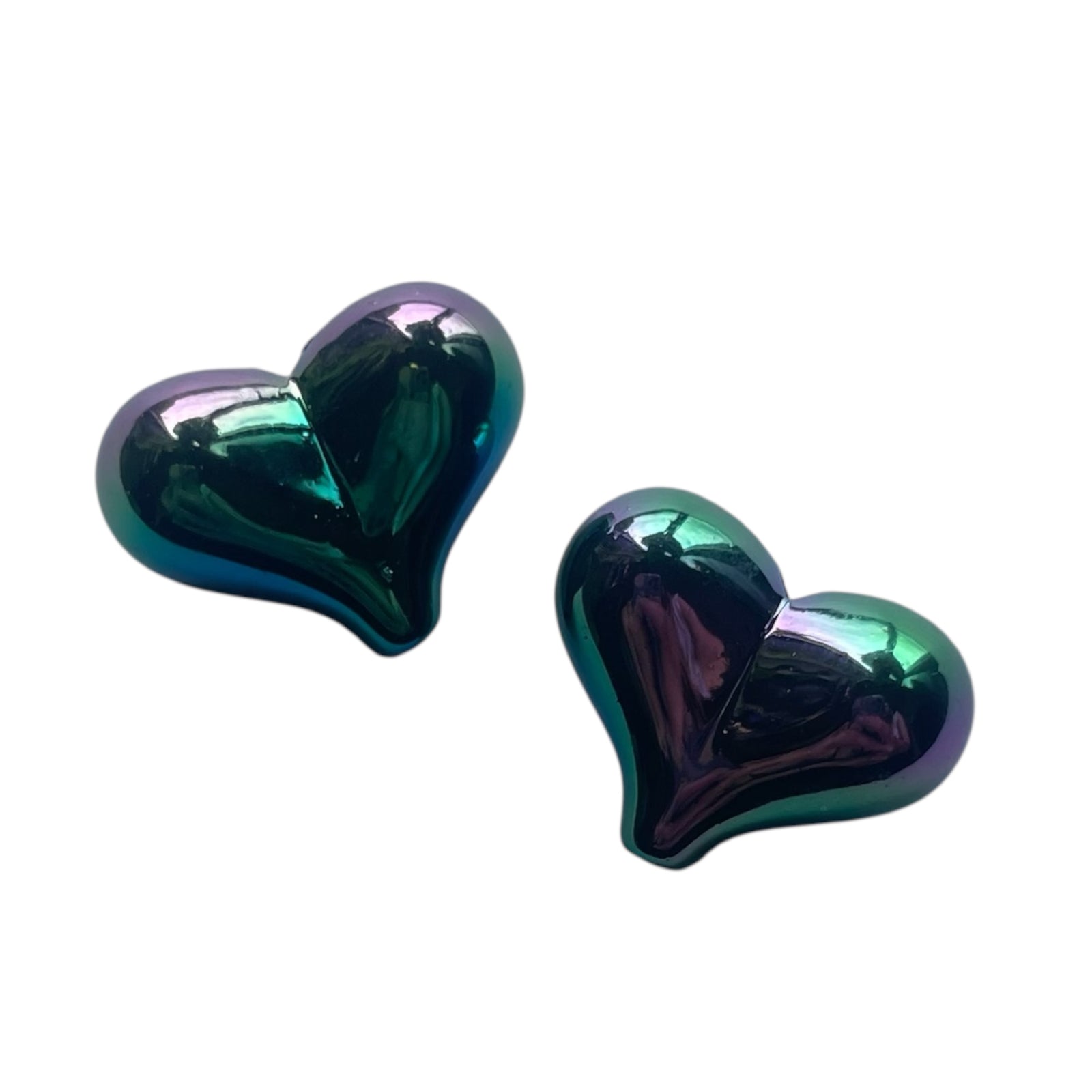 Acryl opaque hartje Metallic 16.5mm - per stuk-Kralen-Kraaltjes van Renate