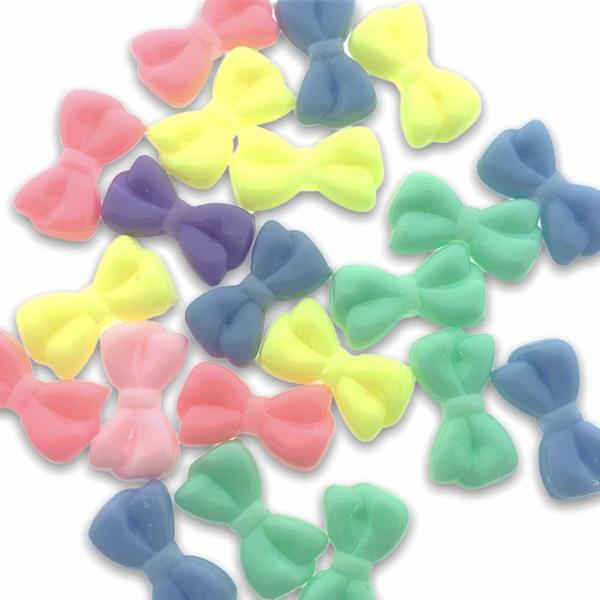 Acryl strik multicolor 11x20mm - 25 stuks-Kraaltjes van Renate