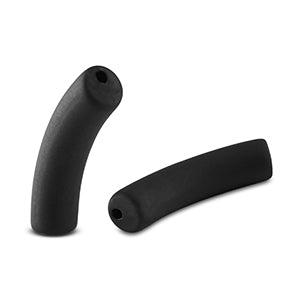 Acryl tube kralen matt Black 32x8mm - per stuk-Kralen-Kraaltjes van Renate