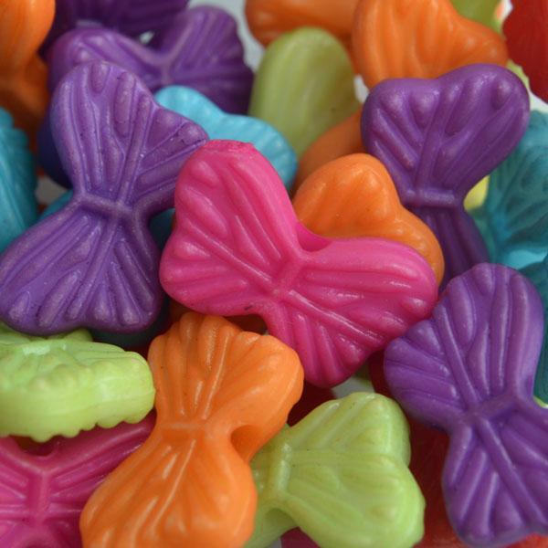 Acryl vlinder Multicolor 14x8mm - 30 stuks-Kraaltjes van Renate
