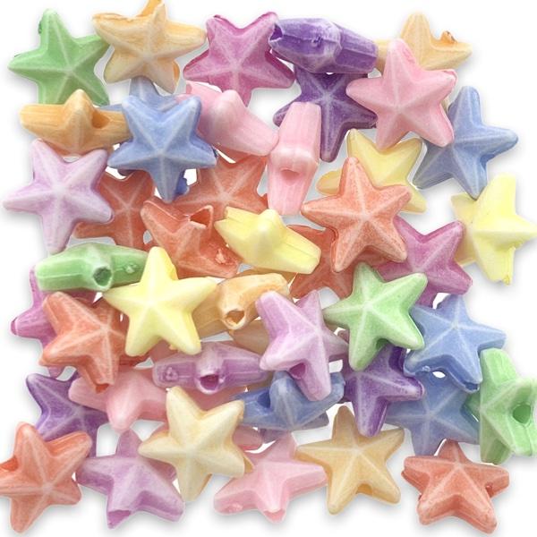 Acryl zeester multicolor 10mm - ±40 stuks-Kraaltjes van Renate