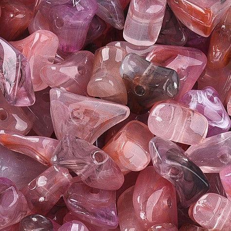 Acrylkralen Nugget Lila / Flamingo Roze 16mm - per 10 stuks kopie-Kralen-Kraaltjes van Renate