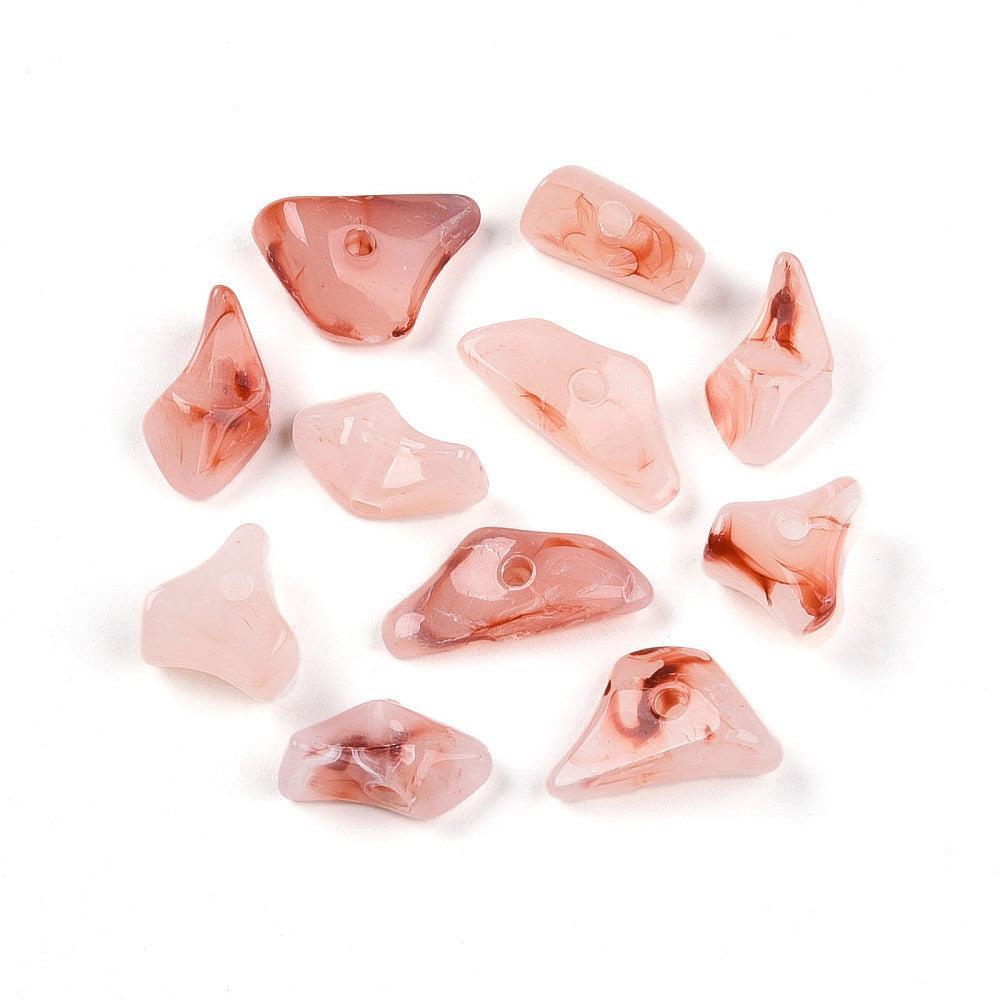 Acrylkralen Nugget Peach 16mm - per 10 stuks kopie-Kralen-Kraaltjes van Renate