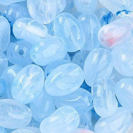 Acrylkralen Ovaal Lichtblauw 14mm - 8 stuks kopie-Kralen-Kraaltjes van Renate